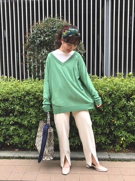 yuppy_lemage🍊さん（レディース・158cm）の春コーディネート