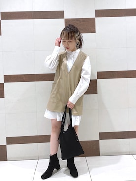 yuppy_lemage🍊さん（レディース・159cm）の冬コーディネート