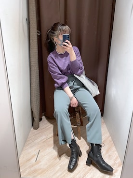 yuppy_lemage🍊さん（レディース・159cm）の冬コーディネート
