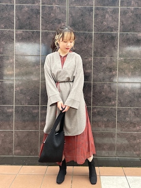 yuppy_lemage🍊さん（レディース・159cm）の冬コーディネート