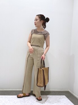 yuppy_lemage🍊さん（レディース・159cm）の春コーディネート