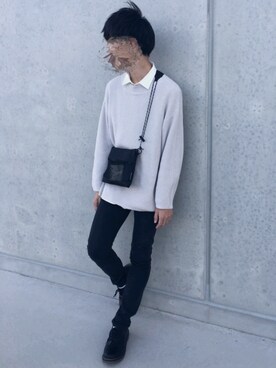 「おさんぽ」｜とも。🍞低身長コーデ🍞さん（メンズ・165cm・10代）の春コーディネート