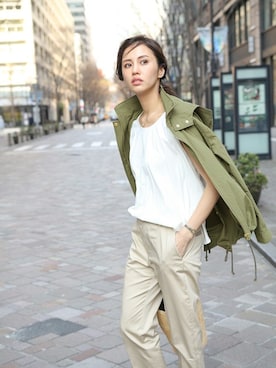 「#大人カジュアル」｜BABYLONE公式さん（レディース・160cm）の春コーディネート