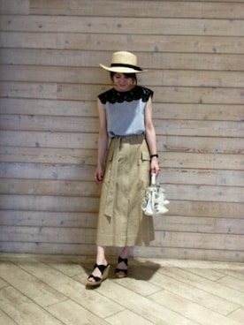 BABYLONE公式さん（レディース・153cm）の春コーディネート