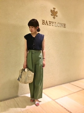 BABYLONE公式さん（レディース・156cm）の夏コーディネート