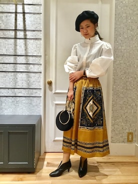 「ブーティ」｜BABYLONE公式さん（レディース・155cm）の秋コーディネート