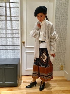 「ブーティ」｜BABYLONE公式さん（レディース・155cm）の秋コーディネート