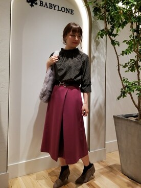 BABYLONE公式さん(レディース・156cm)の秋コーディネート