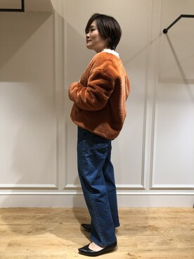 「BABYLONE（バビロン）のアイテム（ブルゾン）」を使った、BABYLONE公式さん（レディース・161cm）の秋コーディネート