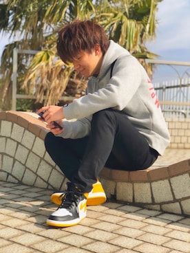 「Apple（-）のアイテム（その他）」を使った、HRBさん（メンズ・165cm）の春コーディネート