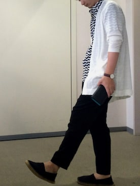 きつね顔さん（メンズ・173cm）の夏コーディネート