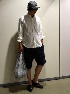 「ROOTOTE（ルートート）のアイテム」を使った、きつね顔さん（メンズ・173cm）の夏コーディネート