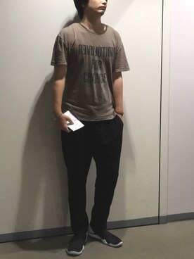 きつね顔さん（メンズ・173cm）の秋コーディネート