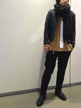 きつね顔さん(メンズ・173cm)の冬コーディネート