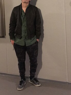 きつね顔さん（メンズ・173cm）の冬コーディネート