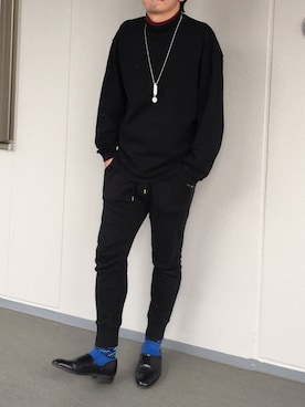 「happysocks」｜きつね顔さん（メンズ・173cm）の春コーディネート