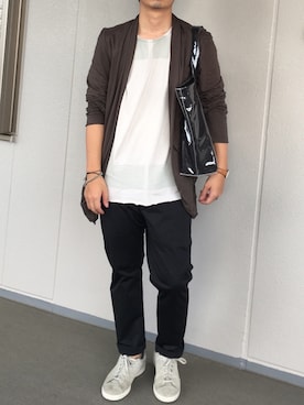 きつね顔さん（メンズ・173cm）の春コーディネート