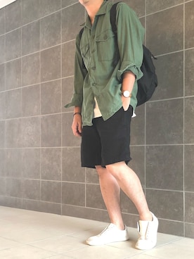 きつね顔さん（メンズ・173cm）の秋コーディネート