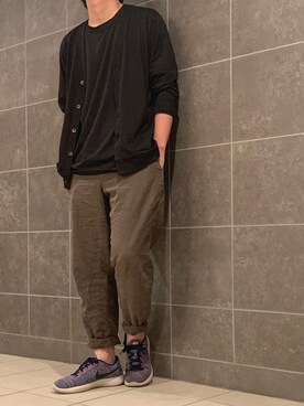 「エアリズム」｜きつね顔さん（メンズ・173cm）の夏コーディネート