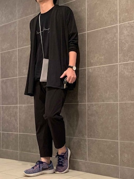 「バッグ」｜「アイテム（財布/小物）」を使った、きつね顔さん（メンズ・173cm）の夏コーディネート