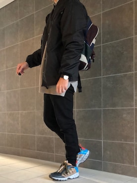 「carven」｜きつね顔さん（メンズ・173cm）の秋コーディネート