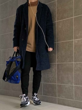 きつね顔さん（メンズ・173cm）の冬コーディネート