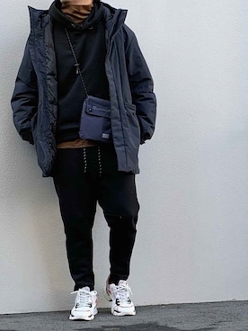 きつね顔さん（メンズ・173cm）の冬コーディネート