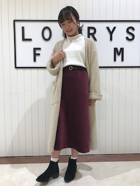 LOWRYSFARM ゆめタウン出雲さん（レディース・157cm）の秋コーディネート