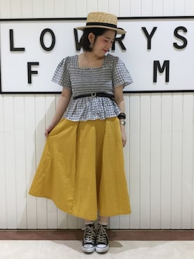 LOWRYSFARM ゆめタウン出雲さん（レディース・155cm）の夏コーディネート