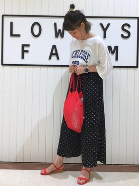 LOWRYSFARM ゆめタウン出雲さん(レディース・158cm)の夏コーディネート