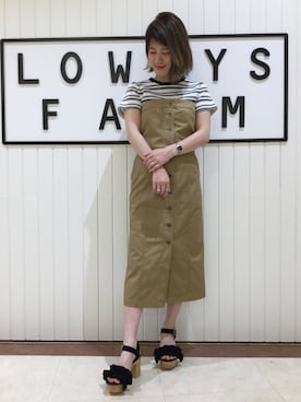 LOWRYSFARM ゆめタウン出雲さん（レディース・155cm）の夏コーディネート
