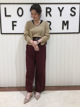 LOWRYSFARM ゆめタウン出雲さん（レディース・155cm）の夏コーディネート