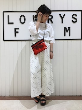 LOWRYSFARM ゆめタウン出雲さん（レディース・155cm）の夏コーディネート