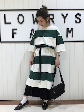 LOWRYSFARM ゆめタウン出雲さん（レディース・155cm）の夏コーディネート