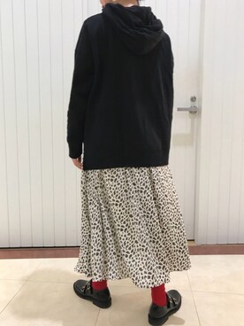 「アイテム（ドレスシューズ、グレー系）」を使った、LOWRYSFARM ゆめタウン出雲さん（レディース・158cm）の冬コーディネート