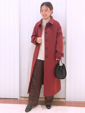 「LOWRYS FARM（ローリーズファーム）のストレッチヒールブーツ　851418（ブーツ）」を使った、LOWRYSFARM ゆめタウン出雲さん（レディース・154cm）の秋コーディネート