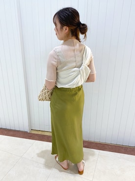 LOWRYSFARM ゆめタウン出雲さん（レディース・165cm）の夏コーディネート