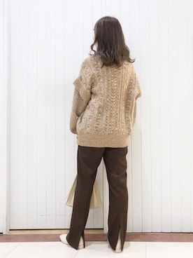 「秋のカフェオレコーデ」｜「アイテム（その他）」を使った、LOWRYSFARM ゆめタウン出雲さん（レディース・165cm）の秋コーディネート