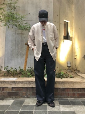 「URBAN RESEARCH（アーバンリサーチ）のアイテム（キャップ）」を使った、kogaさん（メンズ・170cm）の春コーディネート