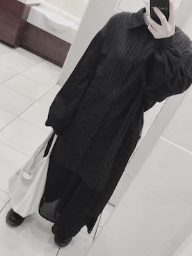 「Yohji Yamamoto（ヨウジヤマモト）のアイテム（その他アウター）」を使った、ｱ ﾔ ｶさん（レディース・151cm）の春コーディネート