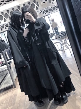 「Yohji Yamamoto（ヨウジヤマモト）のアイテム（その他アウター）」を使った、ｱ ﾔ ｶさん（レディース・151cm）の夏コーディネート