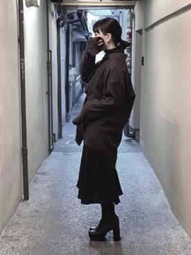 Yohji Yamamoto（ヨウジヤマモト）のワンピース/ドレスを使った人気 ...