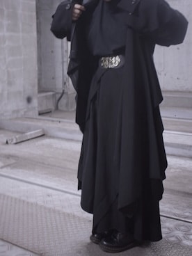 「Yohji Yamamoto（ヨウジヤマモト）のアイテム（スカート）」を使った、ｱ ﾔ ｶさん（レディース・151cm）の春コーディネート