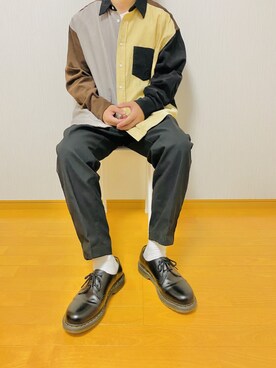 社会人Sさん（メンズ・173cm）の秋コーディネート