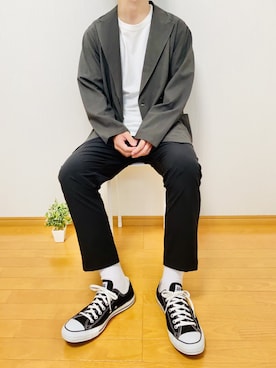 社会人Sさん（メンズ・173cm）の秋コーディネート