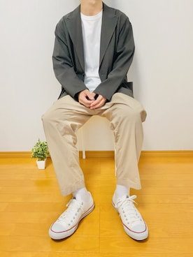 社会人Sさん（メンズ・173cm）の秋コーディネート