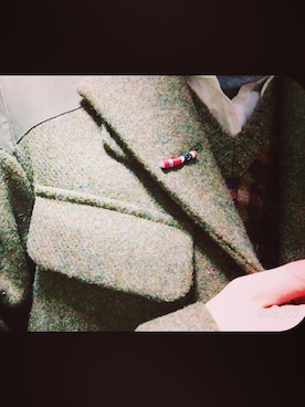 「Nigel Cabourn（ナイジェルケーボン）のアイテム（その他アウター）」を使った、ずんさん（メンズ・175cm）の冬コーディネート