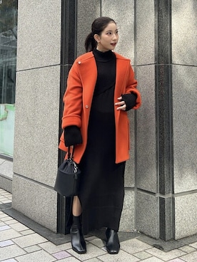 「PUBLIC TOKYO（パブリックトウキョウ）のアイテム（その他アウター）」を使った、ruiさん（レディース・150cm）の秋コーディネート