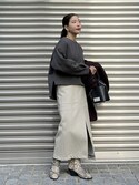 フェイクレザーペンシルタイトスカート（スカート）｜PUBLIC TOKYO