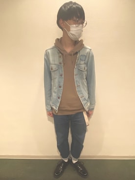 「アズーロ・エ・マローネ」｜「アイテム（ソックス/靴下）」を使った、ヨＮＥさん（メンズ・172cm）の春コーディネート